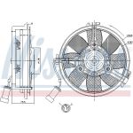 Nissens Kühlerlüfter PKW 85546 Nissens Kühlerlüfter PKW 85546