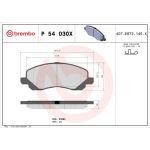BREMBO Bremsklötze Xtra VA P 54 030X BREMBO Bremsklötze Xtra VA P 54 030X