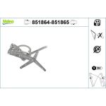 VALEO Fensterheber 851865 VALEO Fensterheber 851865
