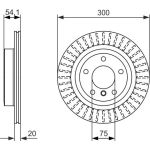 Bosch Automotive Bremsscheibe 0986479775 Bosch Automotive Bremsscheibe 0986479775