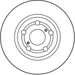 TRW Bremsscheibe DF2742 TRW Bremsscheibe DF2742