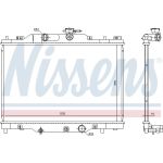 Nissens Wasserkühler PKW 606117 Nissens Wasserkühler PKW 606117