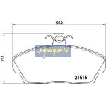 Japanparts Bremsbeläge PA-L13AF Japanparts Bremsbeläge PA-L13AF