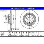 Bremsscheibe 24.0112-0220.1