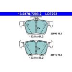 ATE Bremsbelagsatz 13.0470-7293.2 ATE Bremsbelagsatz 13.0470-7293.2