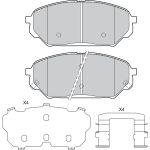 Valeo Bremsbelagsatz 601308