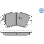 025 213 7316/W MEYLE Bremsbelagsatz Mitsubishi L200/L300/L400/Pajero 84-13 Mit Sensor 025 213 7316/W MEYLE Bremsbelagsatz Mitsubishi L200/L300/L400/Pajero 84-13 Mit Sensor