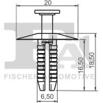 FA1 Befestigungsclip Zier-/Schutzleiste 10-20006.10 FA1 Befestigungsclip Zier-/Schutzleiste 10-20006.10