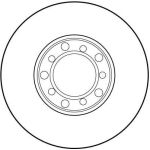 TRW Bremsscheibe DF1571 TRW Bremsscheibe DF1571