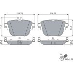 Bremsbelag 0 986 424 859 Bremsbelag 0 986 424 859