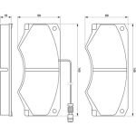 Bosch Bremsbelagsatz 0 986 424 176