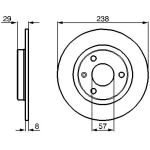 Bremsscheibe VA 0 986 478 246 Bremsscheibe VA 0 986 478 246