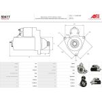 S0417 AS-PL Anlasser (Starter) S0417