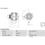 Lichtmaschine 0 986 082 850 Lichtmaschine 0 986 082 850
