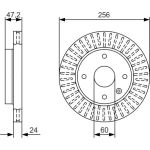 Bremsscheibe 0 986 479 A54 Bremsscheibe 0 986 479 A54