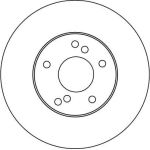 TRW Bremsscheibe DF4091 TRW Bremsscheibe DF4091
