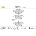VALEO Bremsbeläge 598651 VALEO Bremsbeläge 598651
