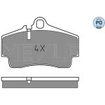 Bremsbelagsatz Porsche T. 911 (996) Carrera 97-/Cayman 04 025 217 9216/PD