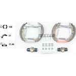 SATZ BREMSBACKEN VW 80,CORDOBA,IBIZA,GOLF,PASSAT 78 84018200 SATZ BREMSBACKEN VW 80,CORDOBA,IBIZA,GOLF,PASSAT 78 84018200