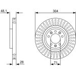 Bremsscheibe 0 986 479 A89 Bremsscheibe 0 986 479 A89