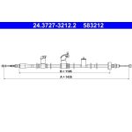 ATE Handbremsseil 24.3727-3212.2 ATE Handbremsseil 24.3727-3212.2