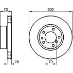 Bremsscheibe VA 0 986 478 317 Bremsscheibe VA 0 986 478 317