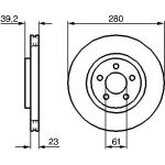 Bremsscheibe VA 0 986 479 029 Bremsscheibe VA 0 986 479 029