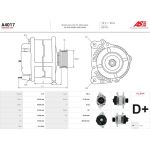 A4017 AS-PL Lichtmaschine (Generator) A4017