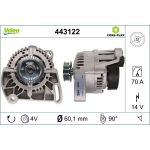 Valeo Lichtmaschine 443122 Valeo Lichtmaschine 443122