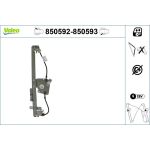 VALEO 850593 Fensterheber VALEO 850593 Fensterheber