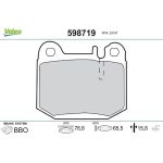 Valeo Bremsbelagsatz 598719 Valeo Bremsbelagsatz 598719