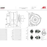A5008 AS-PL Lichtmaschine (Generator) A5008
