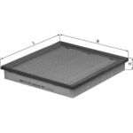 MAHLE Luftfilter LX 1273 MAHLE Luftfilter LX 1273