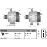 DENSO Generator DAN670 DENSO Generator DAN670