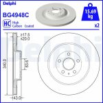 Delphi Bremsscheibe BG4948C Delphi Bremsscheibe BG4948C