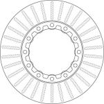 84 482 029 Bremsscheibe HA DF6307S