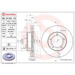 82 481 092 Bremsscheibe VA 09.9143.11