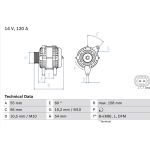 Bosch Lichtmaschine 0 986 081 380