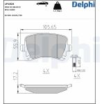 Delphi Bremsbelagsatz LP1824