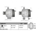 DENSO Generator DAN1041 DENSO Generator DAN1041