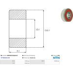 AS-PL Lager ABE9002 (NTN) (BULK) AS-PL Lager ABE9002 (NTN) (BULK)
