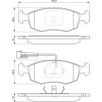 0 986 424 515 Bosch Bremsbelagsatz 0 986 424 515 0 986 424 515 Bosch Bremsbelagsatz 0 986 424 515