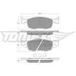 TOMEX brakes Bremsbelagsatz, Scheibenbremse TX 60-50 TOMEX brakes Bremsbelagsatz, Scheibenbremse TX 60-50