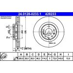 Bremsscheibe Mazda P. Cx-7/Cx-9 07 24.0128-0233.1 Bremsscheibe Mazda P. Cx-7/Cx-9 07 24.0128-0233.1