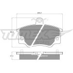 TX 10-731 TOMEX brakes Bremsbelagsatz, Scheibenbremse TX 10-731 TX 10-731 TOMEX brakes Bremsbelagsatz, Scheibenbremse TX 10-731