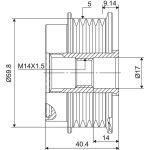 Generatorfreilauf 588115 Generatorfreilauf 588115