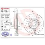 Bremsscheibe VA 09.D770.1X Bremsscheibe VA 09.D770.1X