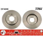 TRW Bremsscheibe DF4698 TRW Bremsscheibe DF4698