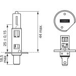 H1 12V 55W XENON BLUE 1987302015 H1 12V 55W XENON BLUE 1987302015