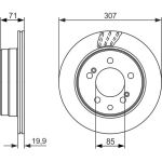 Bosch Bremsscheibe 0 986 479 665 Bosch Bremsscheibe 0 986 479 665
